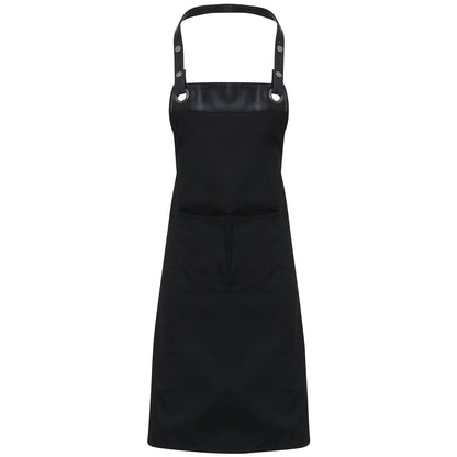 Black-Black - Front - Premier Unisex Adult Espresso Full Apron