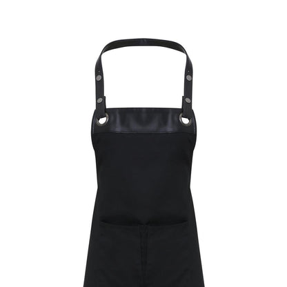 Black-Black - Back - Premier Unisex Adult Espresso Full Apron