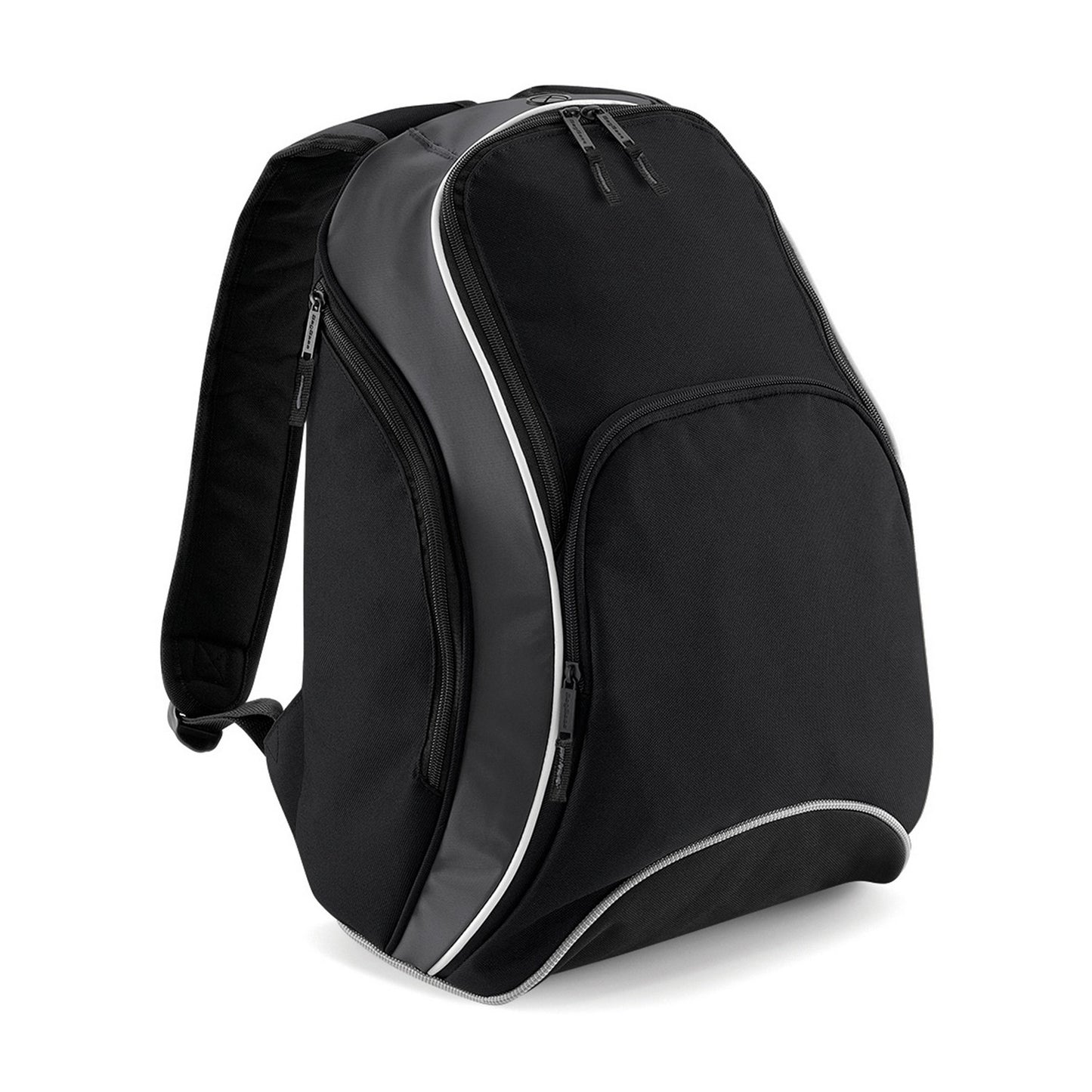 Black-Graphite Grey-White - Front - Bagbase Teamwear Backpack