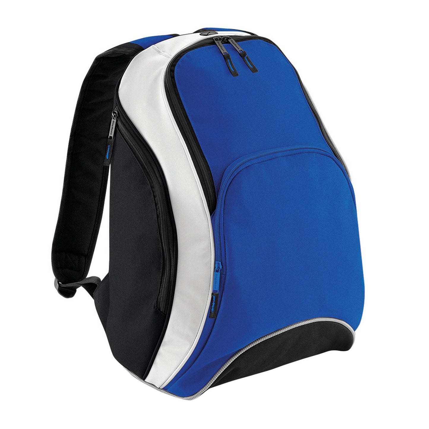 Bright Royal Blue-Black-White - Front - Bagbase Teamwear Backpack