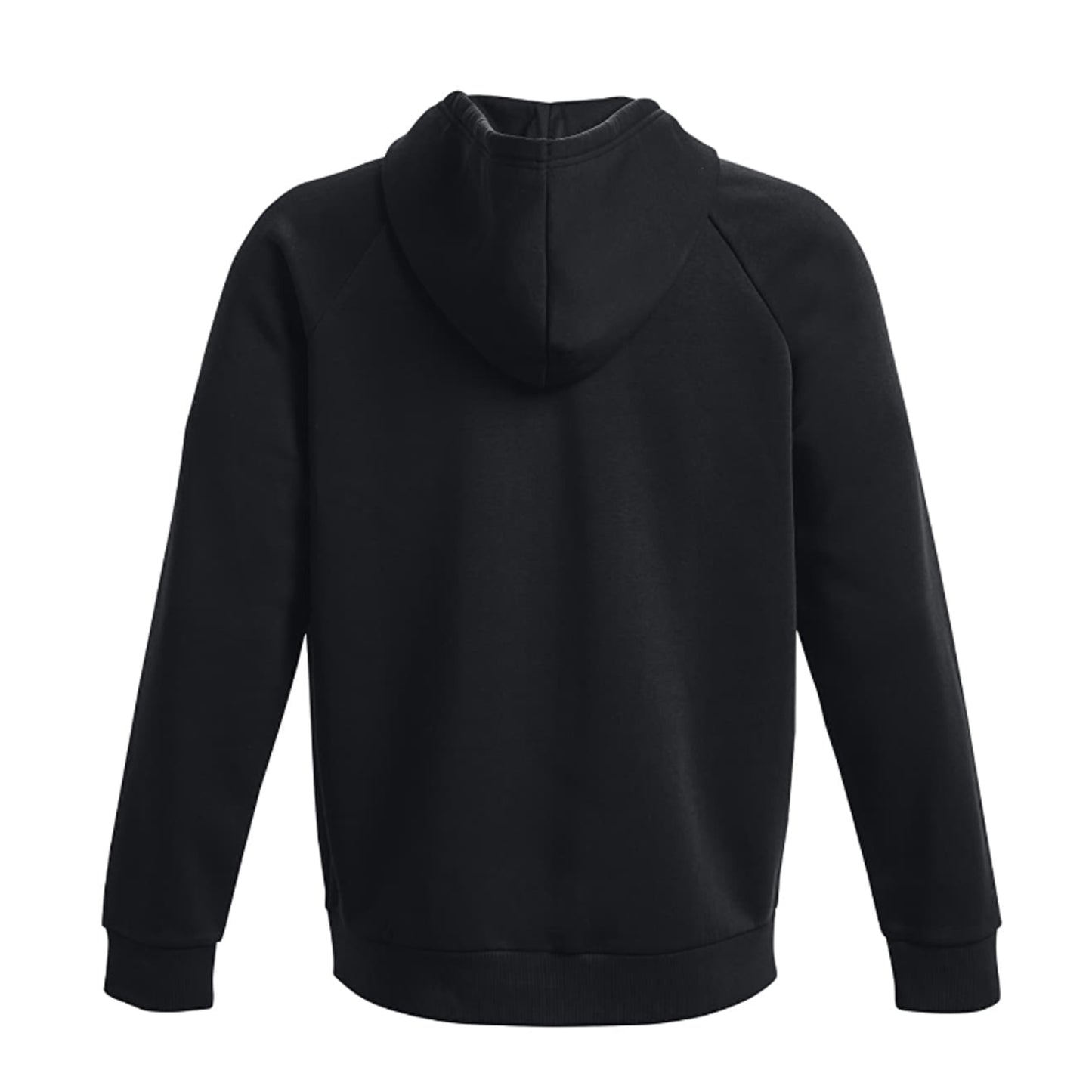 Black - Back - Under Armour Unisex Adult Rival Fleece Full Zip Hoodie