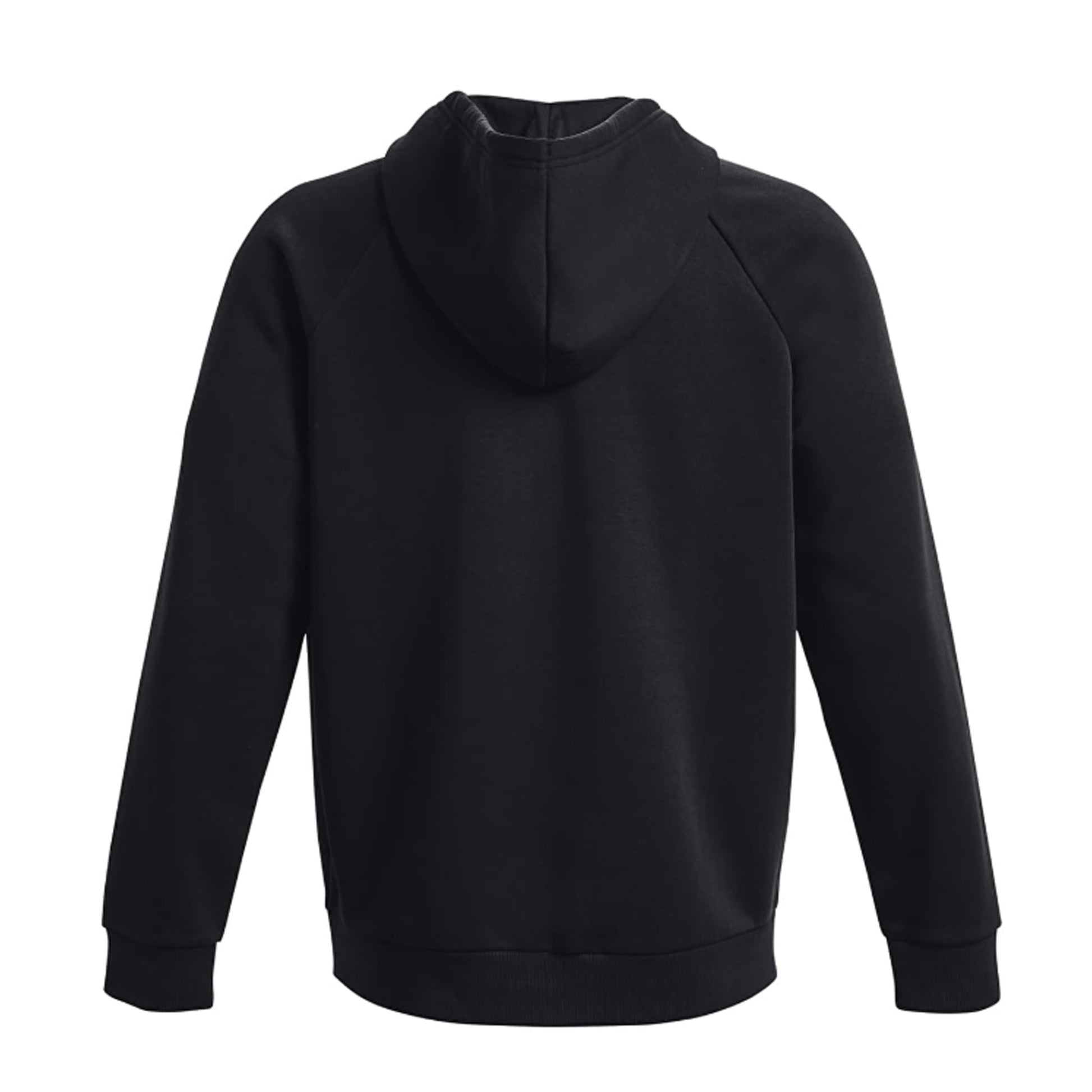 Black - Back - Under Armour Unisex Adult Rival Fleece Full Zip Hoodie