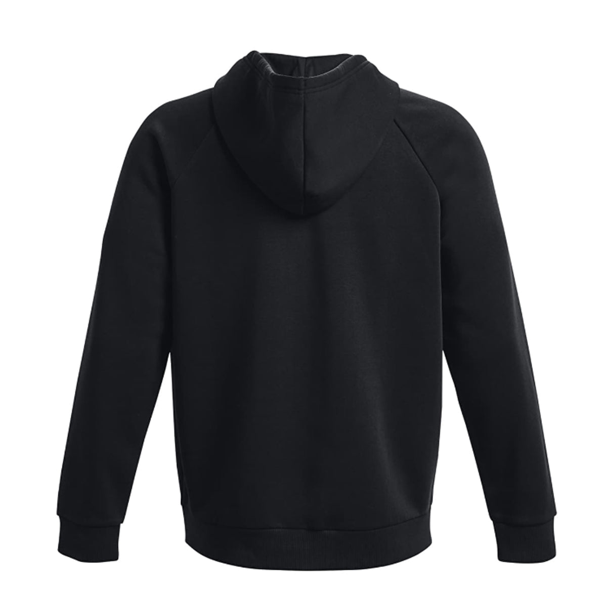 Black - Back - Under Armour Unisex Adult Rival Fleece Full Zip Hoodie