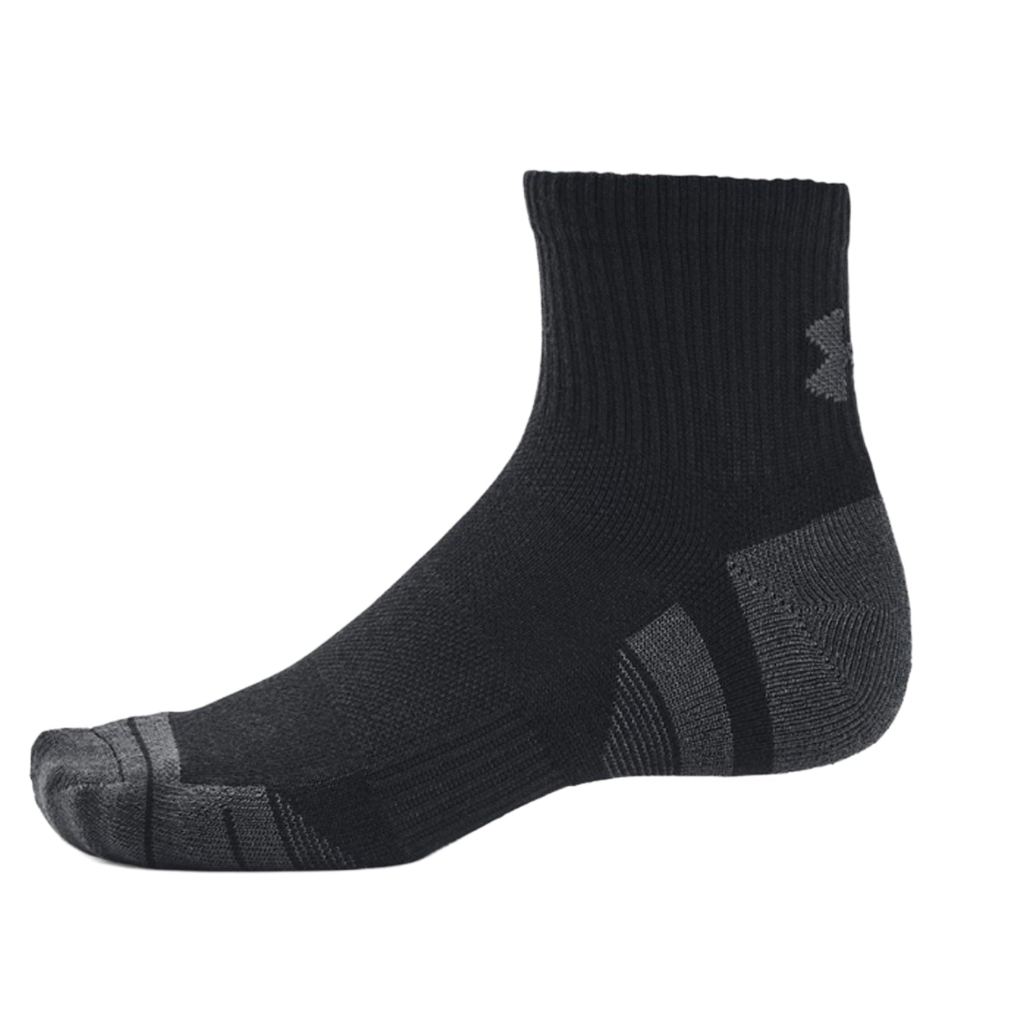 Black - Lifestyle - Under Armour Unisex Adult Performance Tech Socks (Pack of 3)