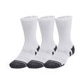 White - Front - Under Armour Unisex Adult Performance Tech Crew Socks (Pack of 3)