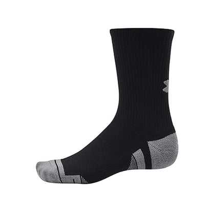 Black - Lifestyle - Under Armour Unisex Adult Performance Tech Crew Socks (Pack of 3)