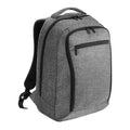 Grey Marl - Front - Quadra Executive Digital Backpack