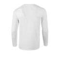 White - Back - Gildan Unisex Adult Softstyle Long-Sleeved T-Shirt