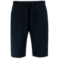 Navy - Front - Kustom Kit Mens Slim Sweat Shorts