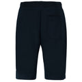 Navy - Back - Kustom Kit Mens Slim Sweat Shorts