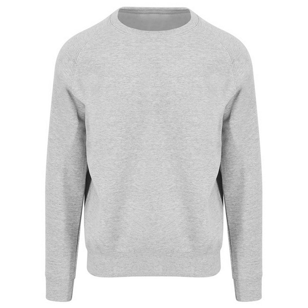 Heather Grey - Front - Awdis Mens Graduate Heavyweight Sweatshirt