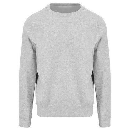 Heather Grey - Front - Awdis Mens Graduate Heavyweight Sweatshirt