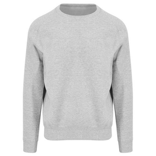 Heather Grey - Front - Awdis Mens Graduate Heavyweight Sweatshirt