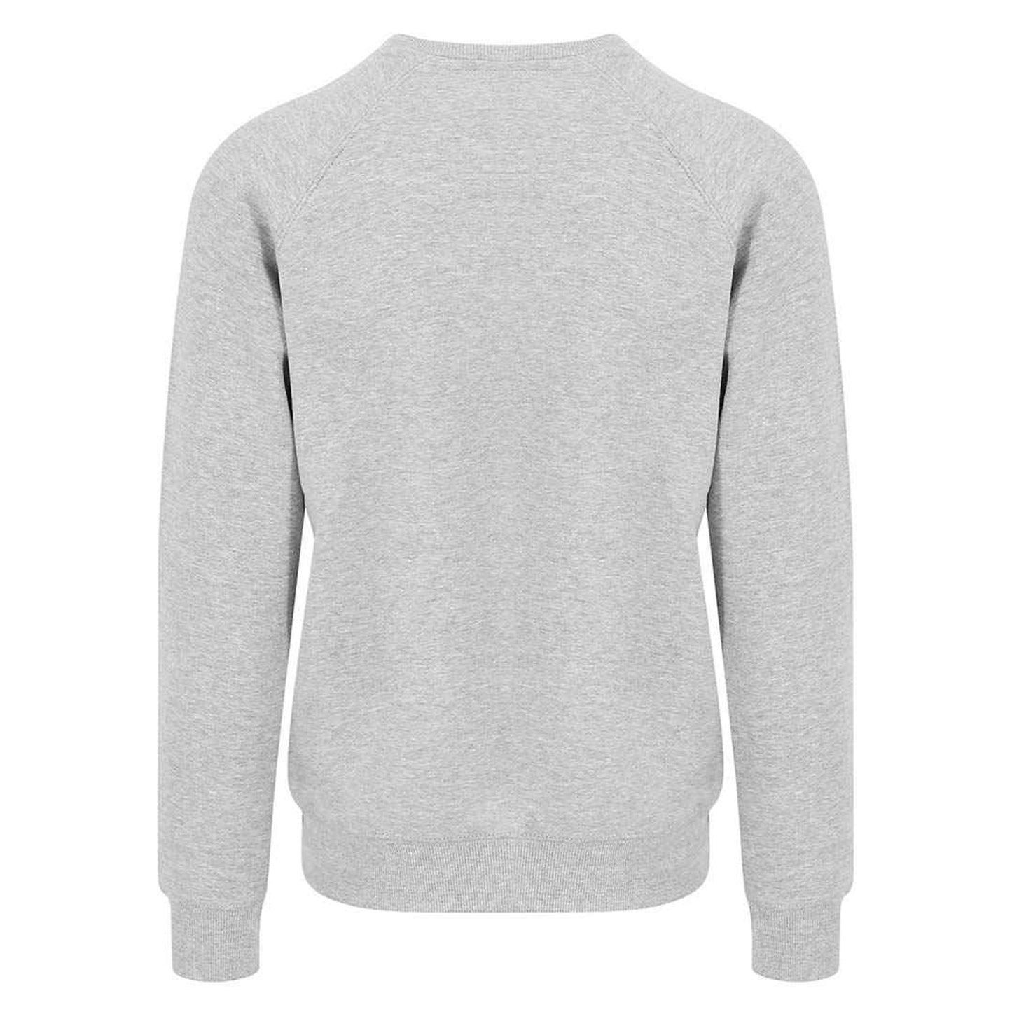 Heather Grey - Back - Awdis Mens Graduate Heavyweight Sweatshirt