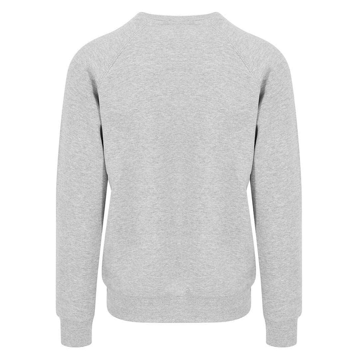 Heather Grey - Back - Awdis Mens Graduate Heavyweight Sweatshirt