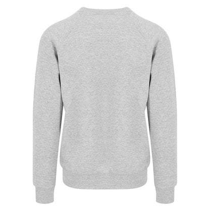 Heather Grey - Back - Awdis Mens Graduate Heavyweight Sweatshirt