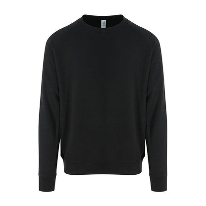 Jet Black - Front - Awdis Mens Graduate Heavyweight Sweatshirt