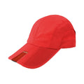 Red - Front - Result Headwear Folding Peak Baseball Cap