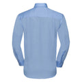 Bright Sky - Back - Russell Collection Mens Ultimate Non-Iron Long-Sleeved Formal Shirt