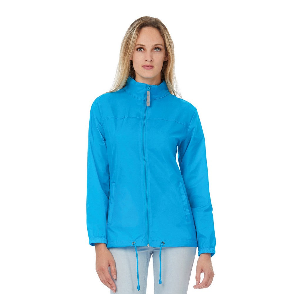 Atoll Blue - Back - B&C Womens-Ladies Sirocco Soft Shell Jacket