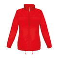 Orange - Front - B&C Womens-Ladies Sirocco Soft Shell Jacket