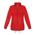 Red - Front - B&C Womens-Ladies Sirocco Soft Shell Jacket