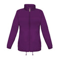 Purple - Front - B&C Womens-Ladies Sirocco Soft Shell Jacket