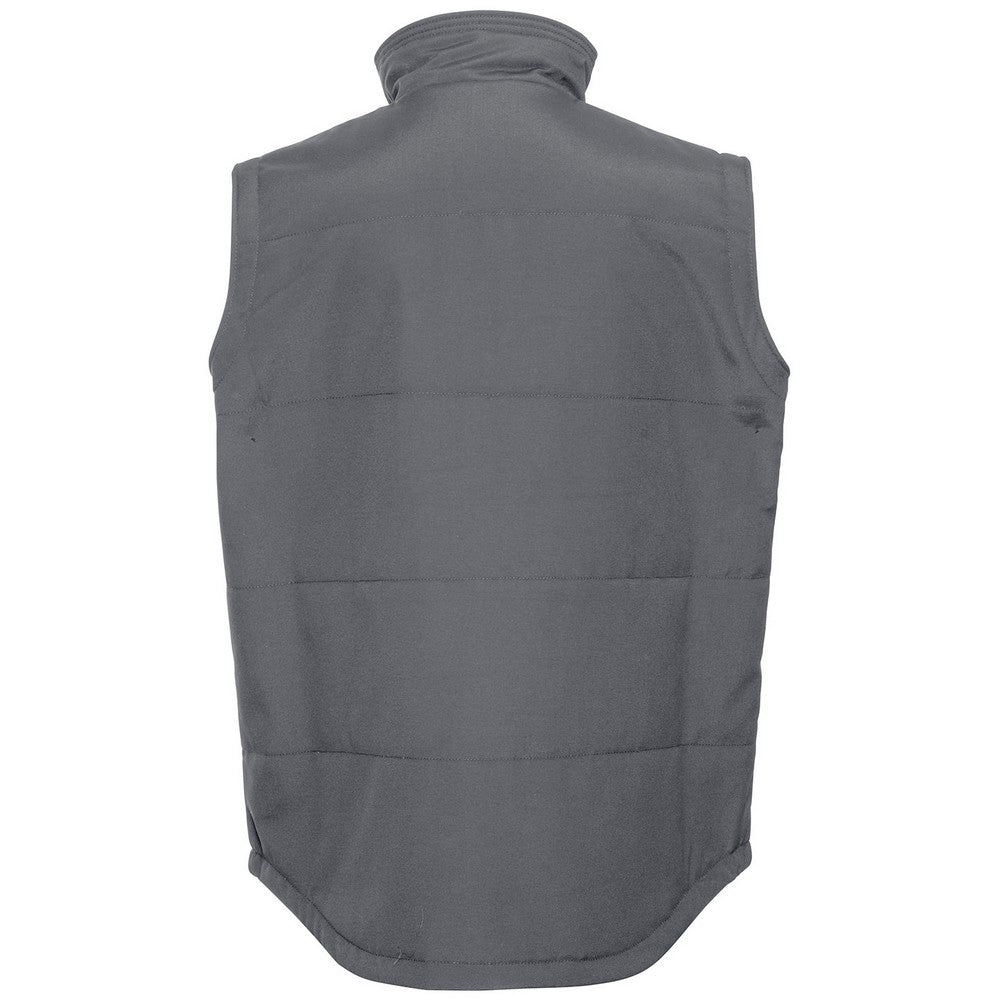 Convoy Grey - Back - Russell Mens Heavy Duty Gilet