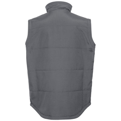 Convoy Grey - Back - Russell Mens Heavy Duty Gilet