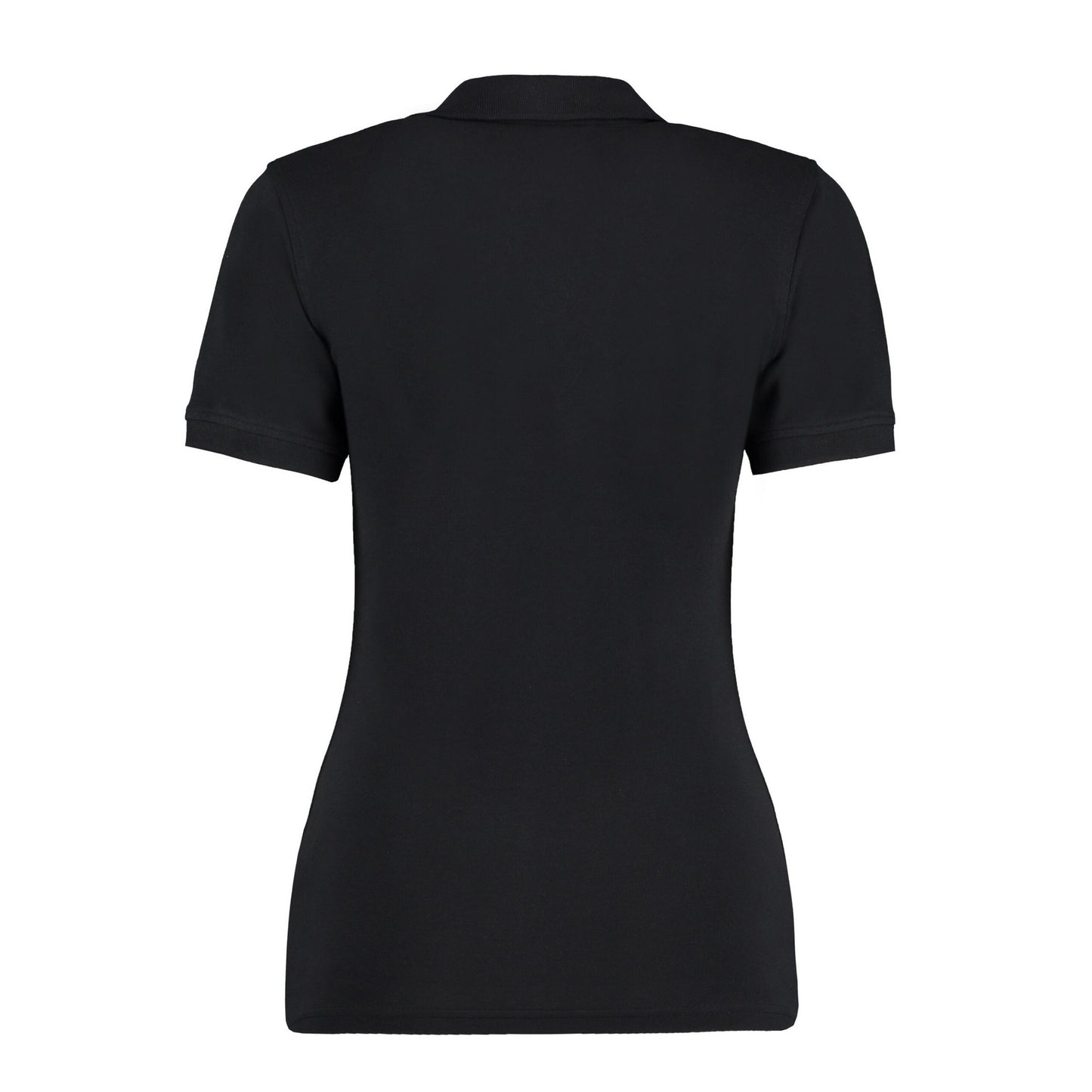 Black - Back - Kustom Kit Womens-Ladies Sophia V Neck Polo Shirt