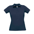 Royal Blue - Front - B&C Womens-Ladies Safran Pure Polo Shirt