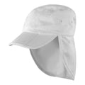 White - Front - Result Headwear Childrens-Kids Legionnaires Fold Up Cap