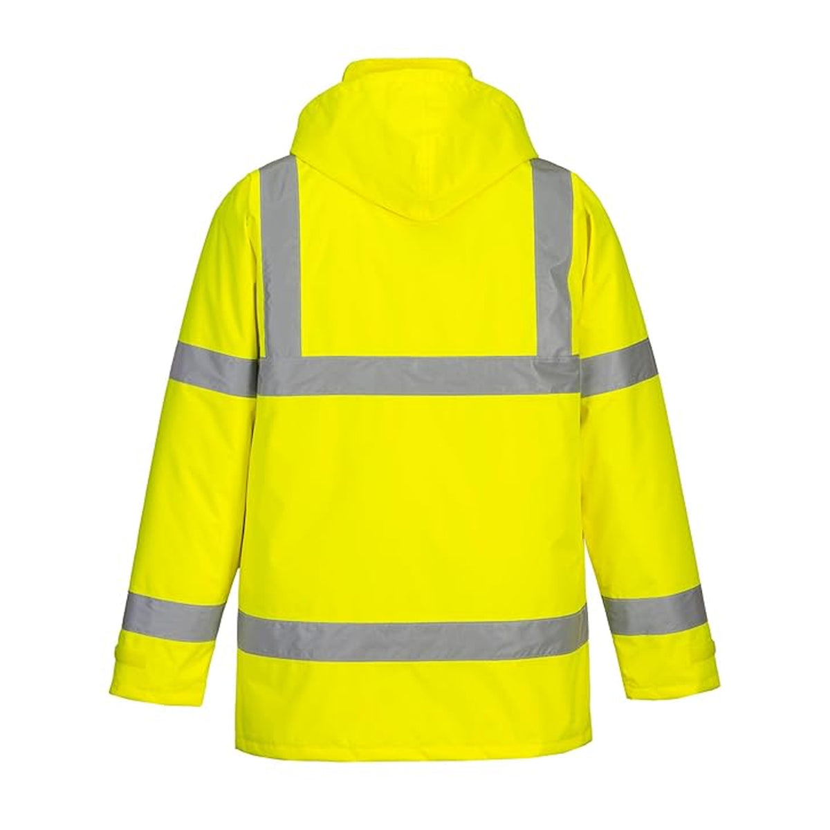 yellow - Back - Portwest Hi-Vis Traffic Jacket (S460) - Workwear - Safetywear