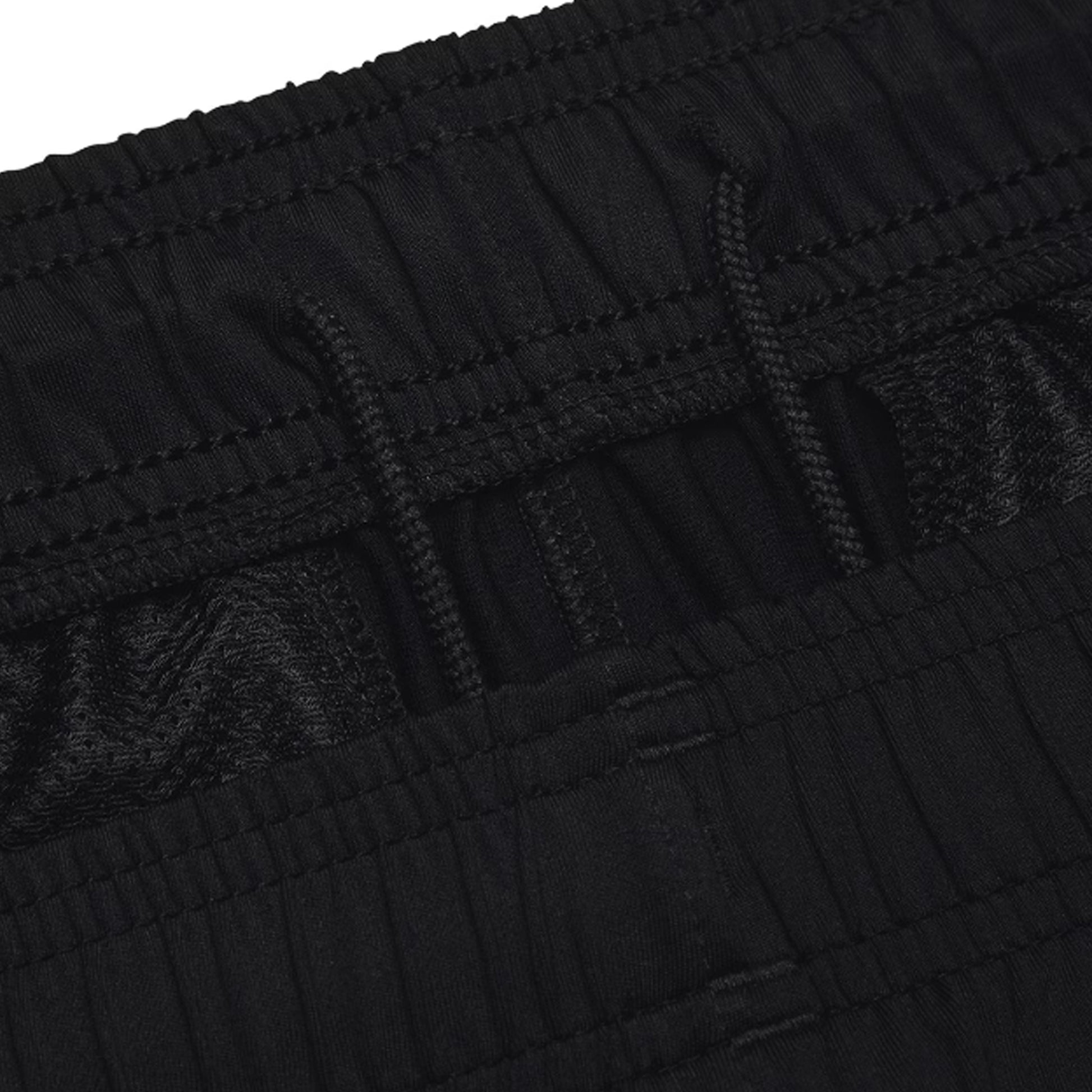 Black - Side - Under Armour Mens Logo Vent Shorts