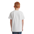 White - Back - Fruit of the Loom Childrens-Kids Iconic T-Shirt