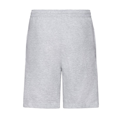 Heather Grey - Back - Fruit Of The Loom Mens Iconic 195 Jersey Shorts