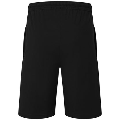 Black - Back - Fruit Of The Loom Mens Iconic 195 Jersey Shorts