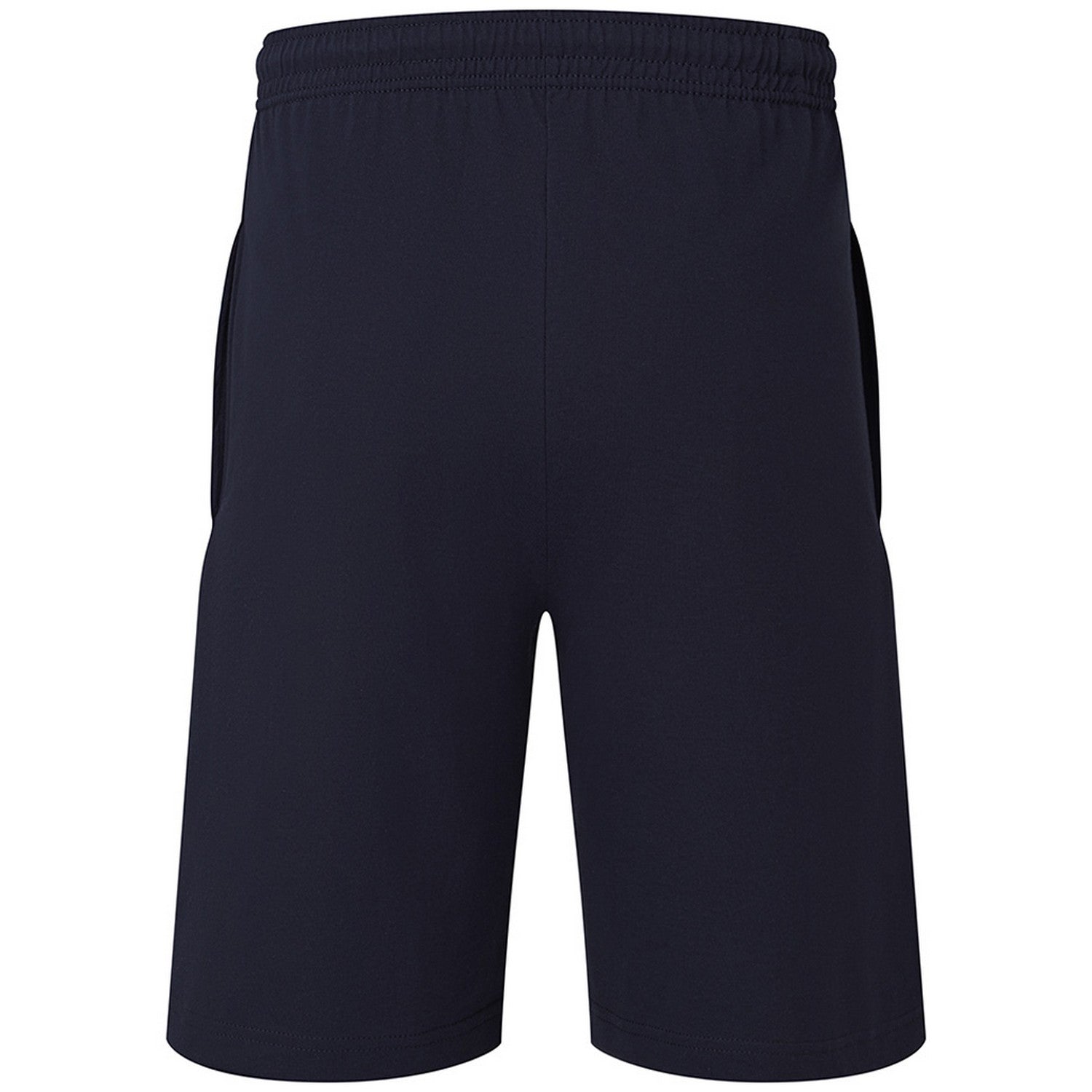 Deep Navy - Back - Fruit Of The Loom Mens Iconic 195 Jersey Shorts