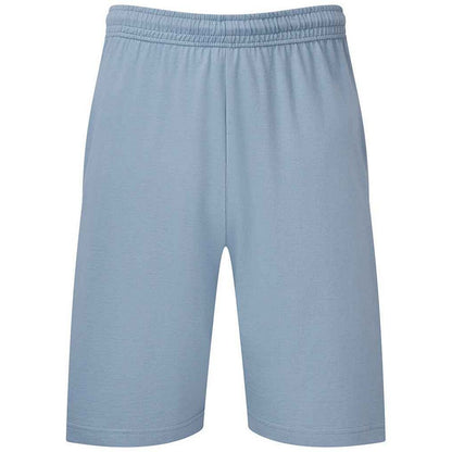 Mineral Blue - Front - Fruit Of The Loom Mens Iconic 195 Jersey Shorts