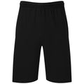 Black - Front - Fruit Of The Loom Mens Iconic 195 Jersey Shorts