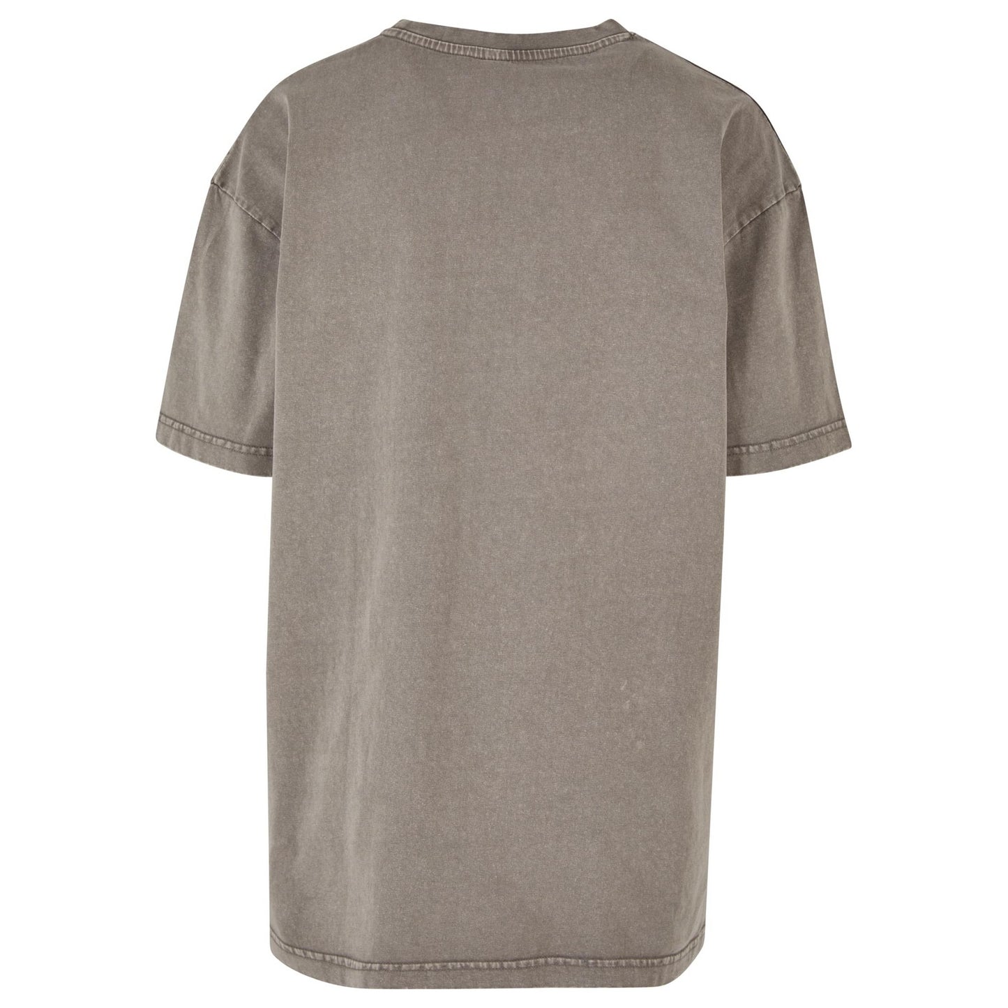 Asphalt - Back - Build Your Brand Womens-Ladies Acid Wash Oversized T-Shirt