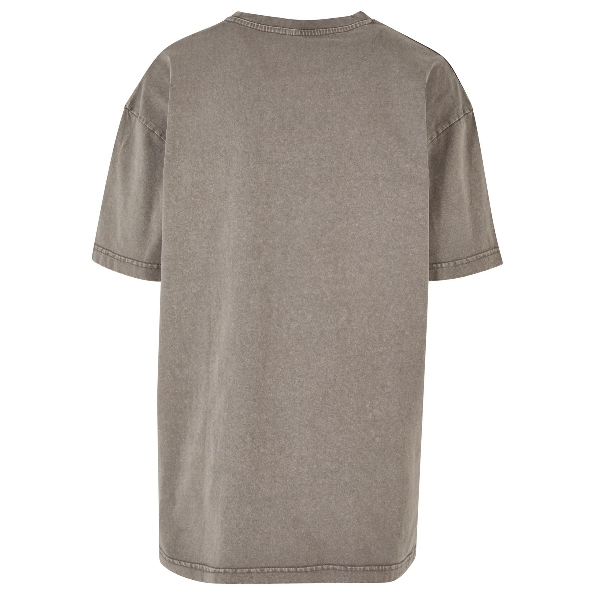 Asphalt - Back - Build Your Brand Womens-Ladies Acid Wash Oversized T-Shirt