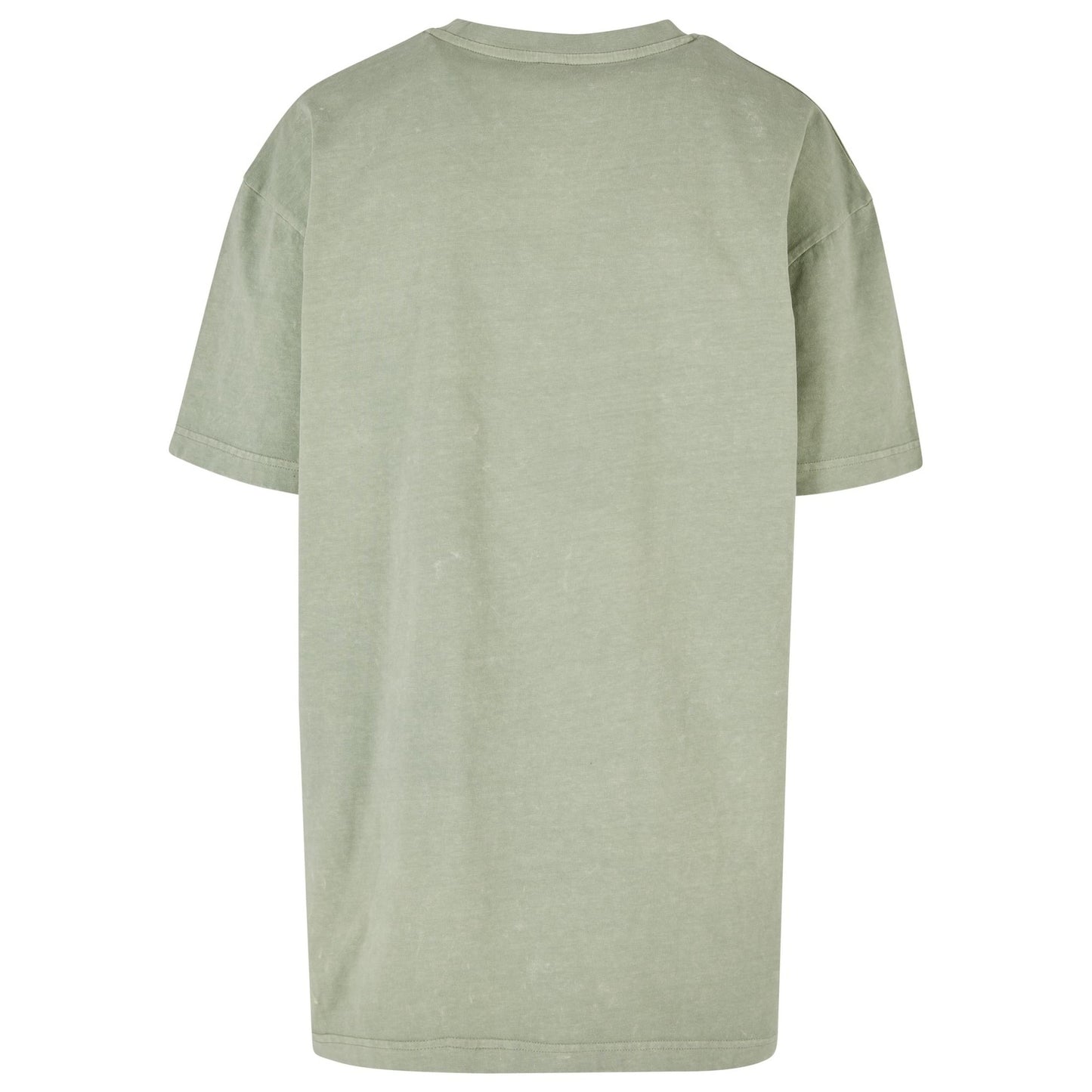 Soft Salvia - Back - Build Your Brand Womens-Ladies Acid Wash Oversized T-Shirt