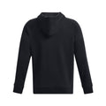 Black-White - Back - Under Armour Unisex Adult Rival Fleece Hoodie