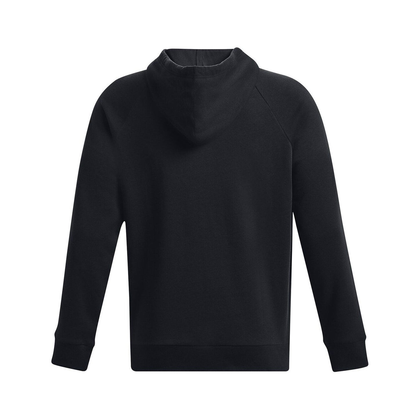Black-White - Back - Under Armour Unisex Adult Rival Fleece Hoodie