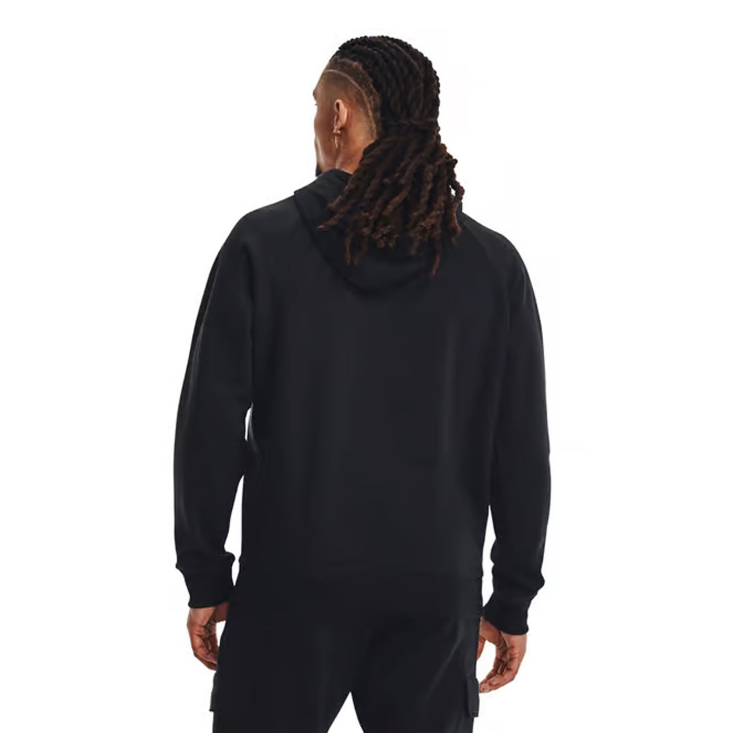Black-White - Lifestyle - Under Armour Unisex Adult Rival Fleece Hoodie