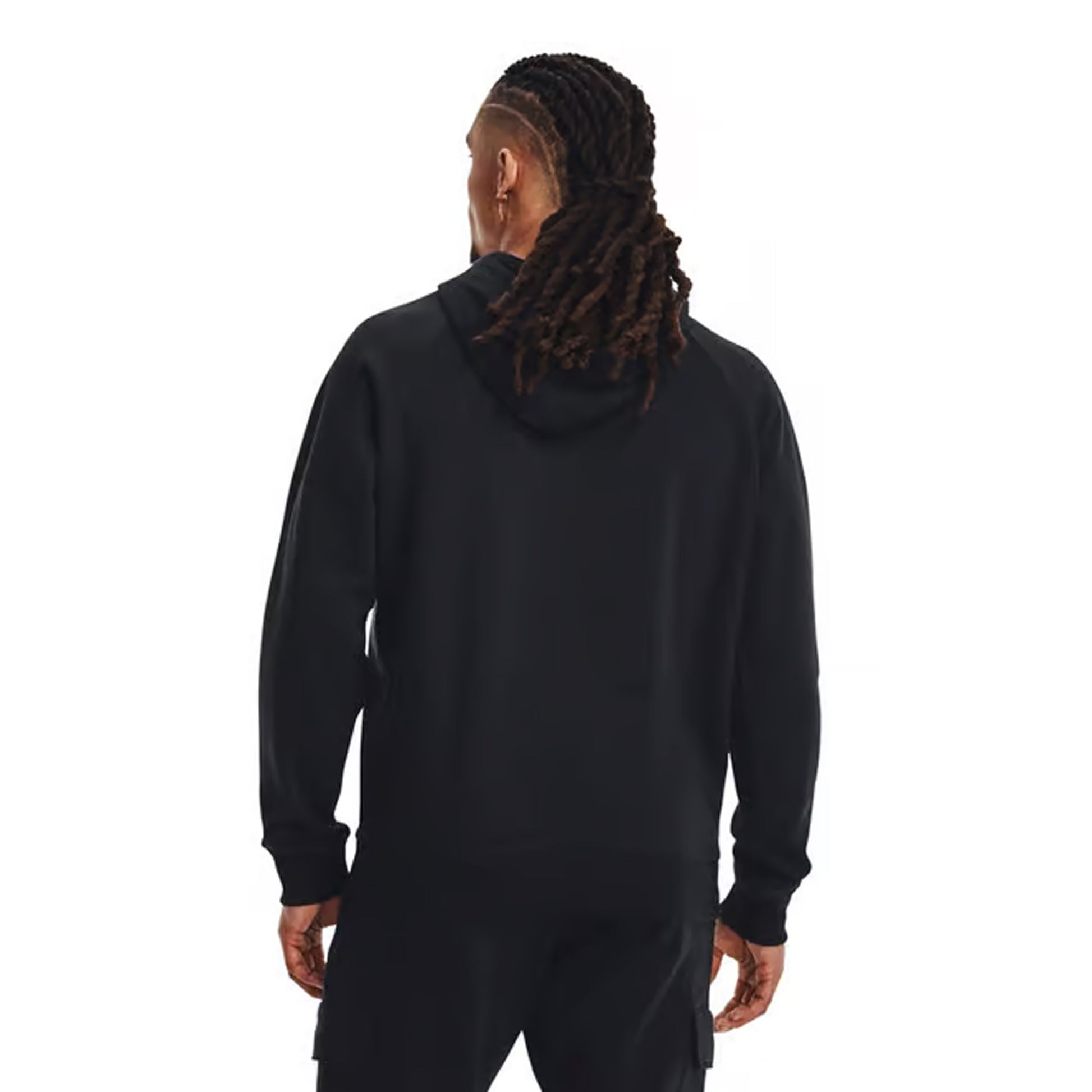 Black-White - Lifestyle - Under Armour Unisex Adult Rival Fleece Hoodie
