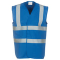 Royal Blue - Front - Yoko Unisex Adult Hi-Vis Waistcoat