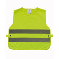 Yellow - Front - Yoko Childrens-Kids Hi-Vis Tabard