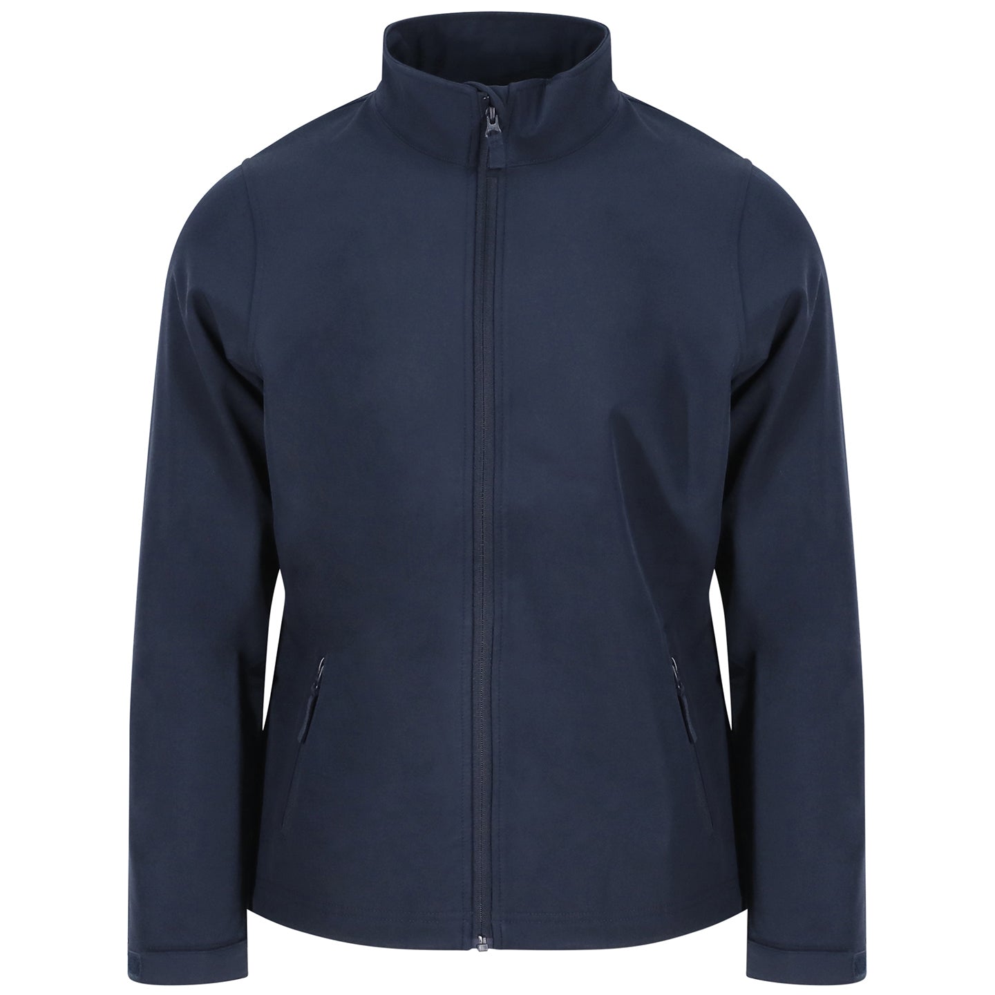 Navy - Front - PRO RTX Womens-Ladies Double Layered Soft Shell Jacket